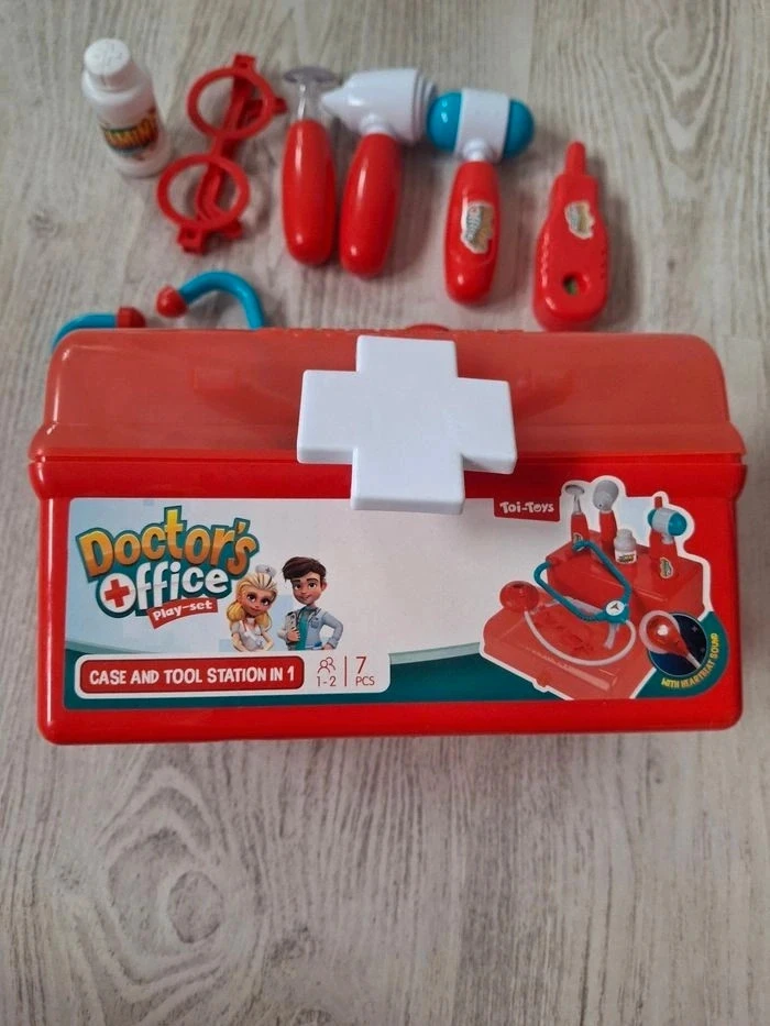 🩺 juego/juguete Maletín de médico para niños – Con efectos de luz y sonido – photo 2